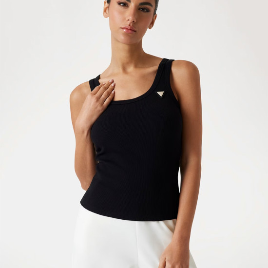 Guess Γυναικεία αμάνικη μπλούζα Colette Rib Tank